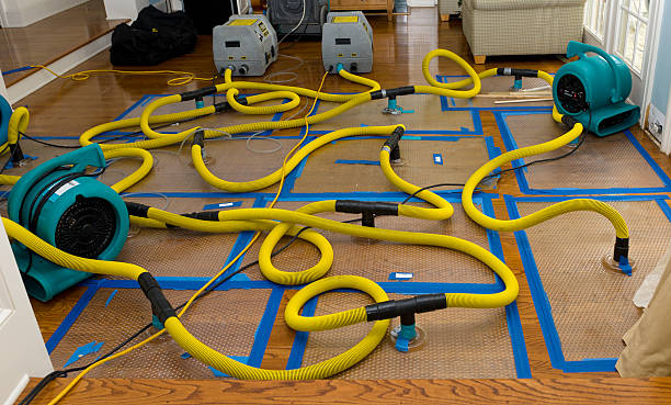 Professional Burst Pipe Water Damage technician working in East Canton, OH